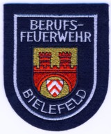 Abzeichen Berufsfeuerwehr Bielefeld in silber