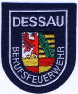 Abzeichen Berufsfeuerwehr Dessau in silber