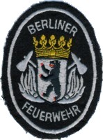 Abzeichen Feuerwehr Berlin in silber