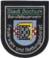 Abzeichen Feuerwehr Bochum in silber