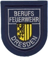 Abzeichen Berufsfeuerwehr Dresden in silber
