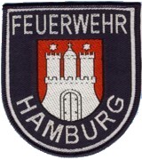 Abzeichen Berufsfeuerwehr Hamburg in silber