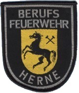 Abzeichen Berufsfeuerwehr Herne in silber