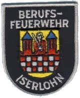 Abzeichen Berufsfeuerwehr Iserlohn in silber