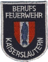 Abzeichen Berufsfeuerwehr Kaiserslautern in silber