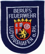 Abzeichen Berufsfeuerwehr Ludwigshafen in silber