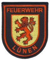 Abzeichen Berufsfeuerwehr Lnen in rot