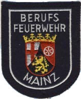 Abzeichen Berufsfeuerwehr Mainz in silber