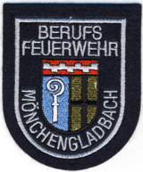 Abzeichen Berufsfeuerwehr Mnchengladbach in silber