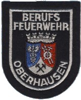 Abzeichen Berufsfeuerwehr Oberhausen in silber
