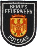 Abzeichen Berufsfeuerwehr Potsdam in silber