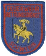 Abzeichen Berufsfeuerwehr Schwerin / Rettungsdienst