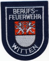 Abzeichen Berufsfeuerwehr Witten in silber