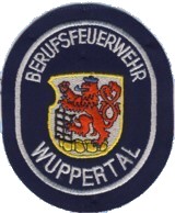 Abzeichen Berufsfeuerwehr Wuppertal in silber