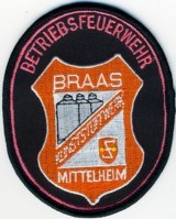 Abzeichen Betriebsfeuerwehr Braas