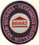 Abzeichen Betriebsfeuerwehr Braas