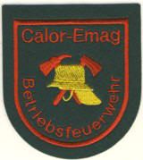 Abzeichen Betriebsfeuerwehr Calor-Emag