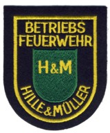 Abzeichen Betriebsfeuerwehr H&M / Dsseldorf