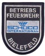 Abzeichen Betriebsfeuerwehr Schco International / Bielefeld