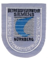 Abzeichen Betriebsfeuerwehr Siemens