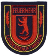 Abzeichen Landesbeauftragter der Freiwilligen Feuerwehr Berlin mit dem Dienstgrad Hauptbrandmeister