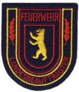 Abzeichen Landesbeauftragter der Freiwilligen Feuerwehr Berlin mit dem Dienstgrad Wehrfhrer