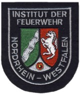 Abzeichen Institut der Feuerwehr NRW in Mnster in silber