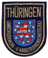 Abzeichen Landesfeuerwehr- und Katastrophenschutzschule Thringen / Bad Kstritz