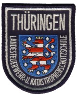 Abzeichen Landesfeuerwehr- und Katastrophenschutzschule Thringen / Bad Kstritz