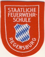 Abzeichen Staatliche Feuerwehrschule Regensburg / Bayern