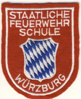 Abzeichen Staatliche Feuerwehrschule Wrzburg / Bayern