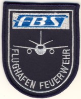 Abzeichen Flughafenfeuerwehr Berlin-Schnefeld in silber