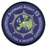 Abzeichen Fire & Rescue Dortmund Airport