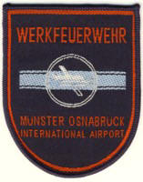 Abzeichen Flughafenfeuerwehr Münster Osnabrück