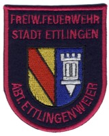 Abzeichen Freiwillige Feuerwehr Stadt Ettlingen - Abt. Ettlingenweiler