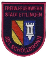 Abzeichen Freiwillige Feuerwehr Stadt Ettlingen - Abt. Schöllbronn