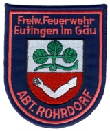 Abzeichen Freiwillige Feuerwehr Eutingen im Gäu / Abteilung Rohrdorf