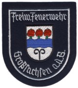 Abzeichen Freiwillige Feuerwehr Grosachsen an der Bergstrae in silber