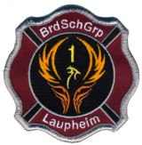 Abzeichen Freiwillige Feuerwehr Laupheim / Brandschutzgruppe 1