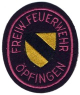 Abzeichen Freiwillige Feuerwehr Öpfingen