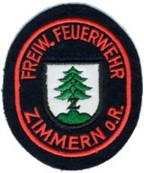 Abzeichen Freiwillige Feuerwehr Zimmern o.R.