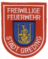 Abzeichen Freiwillige Feuerwehr Stadt Greding