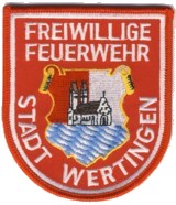 Abzeichen Freiwillige Feuerwehr Stadt Wertingen