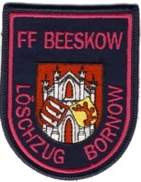 Abzeichen Freiwillige Feuerwehr Beeskow - Lschzug Bornow