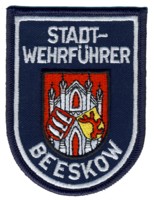 Abzeichen Stadtwehrfhrer Freiwillige Feuerwehr Beeskow