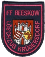 Abzeichen Freiwillige Feuerwehr Beeskow-Krgersdorf