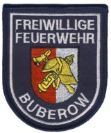 Abzeichen Freiwillige Feuerwehr Buberow in silber