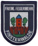 Abzeichen Freiwillige Feuerwehr Finsterwalde in silber