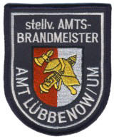Abzeichen Freiwillige Feuerwehr Amt Lübbenow / Uckermark - Stellv. Amtsbrnadmeister