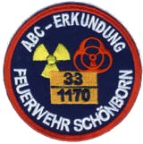 Abzeichen Freiwillige Feuerwehr Schnborn / ABC-Erkundung